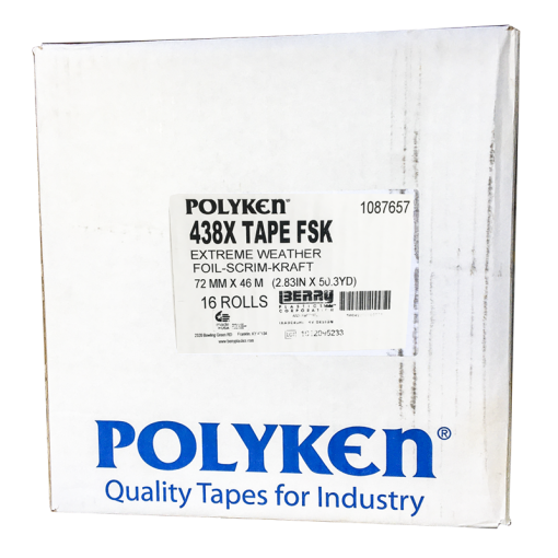 Box Foil sealant tape Polyken 2.83 in